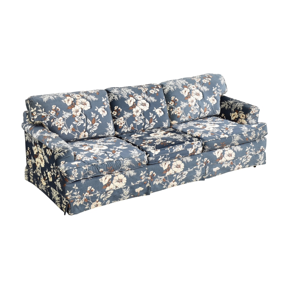 Sears Floral Three Seat Sofa 