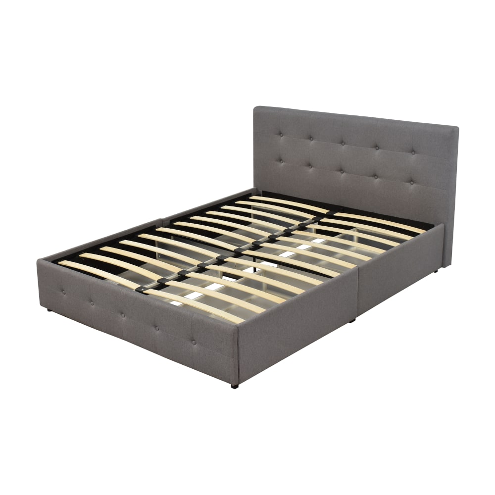 AllModern Upholstered Storage Platform Queen Bed | 38% Off | Kaiyo