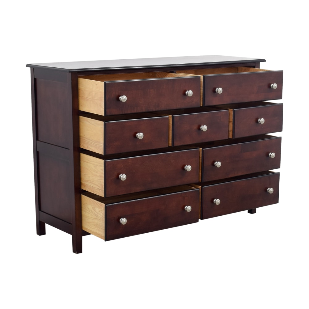 Crescent Furniture Murray Hill Dark Brown Dresser | 87% Off | Kaiyo