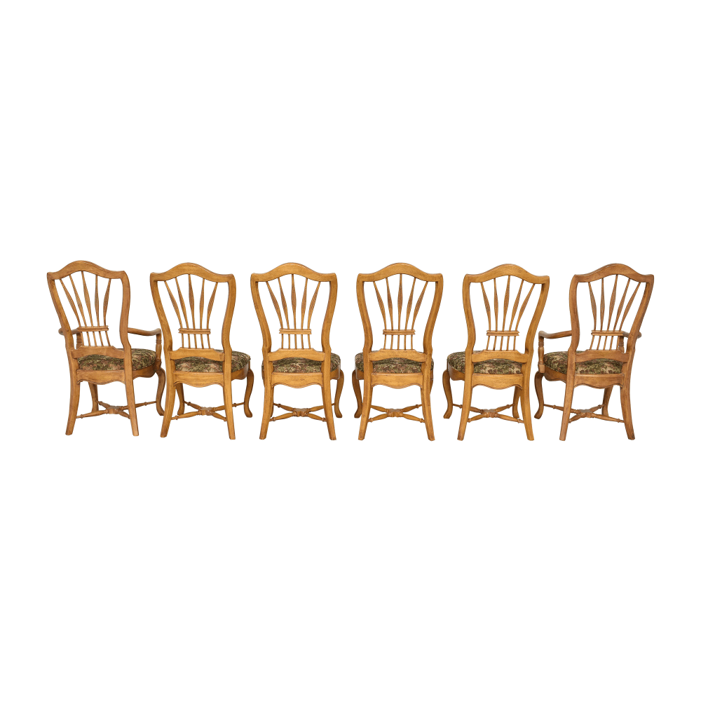 Bernhardt Bernhardt Wheat Back Dining Chairs  for sale