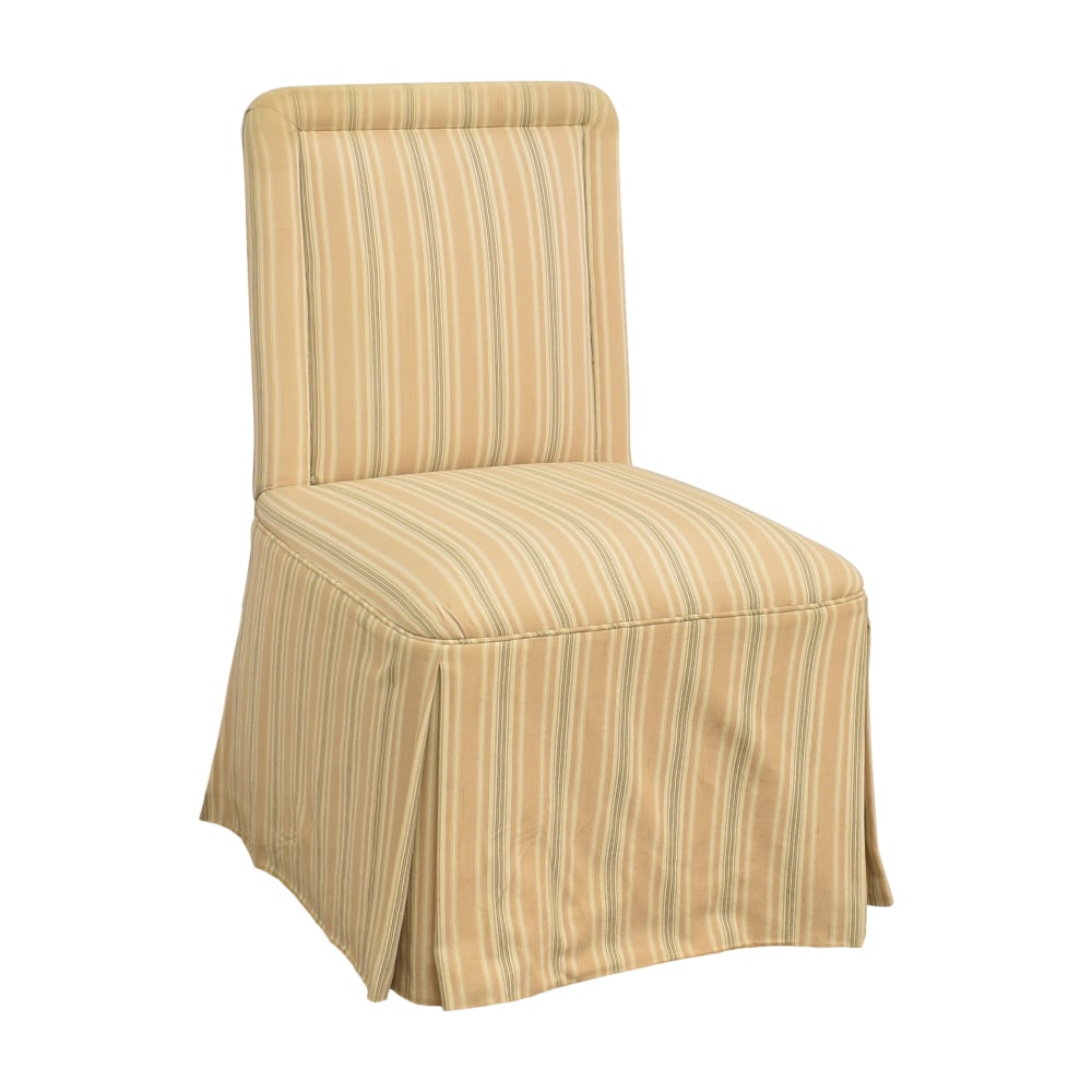 Modern Skirted Accent Chair  / Chairs