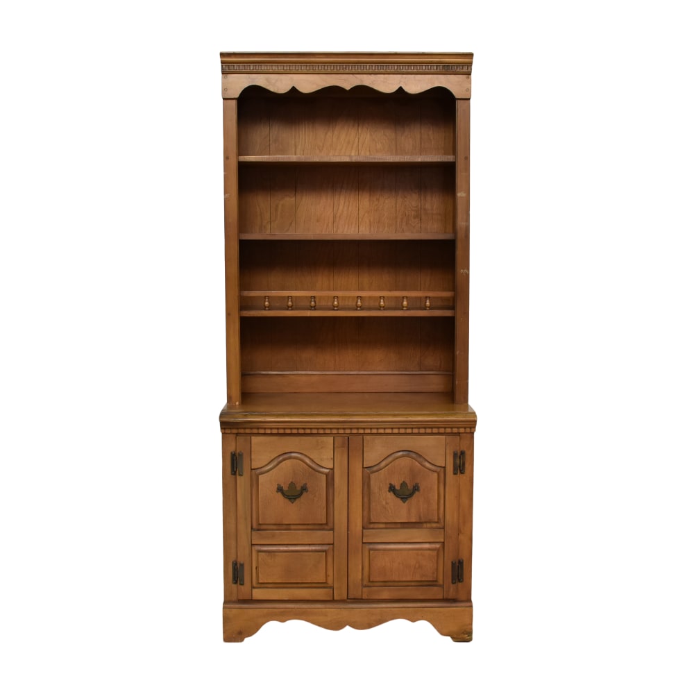buy Rustic Country Style Cabinet Bookcase  Storage