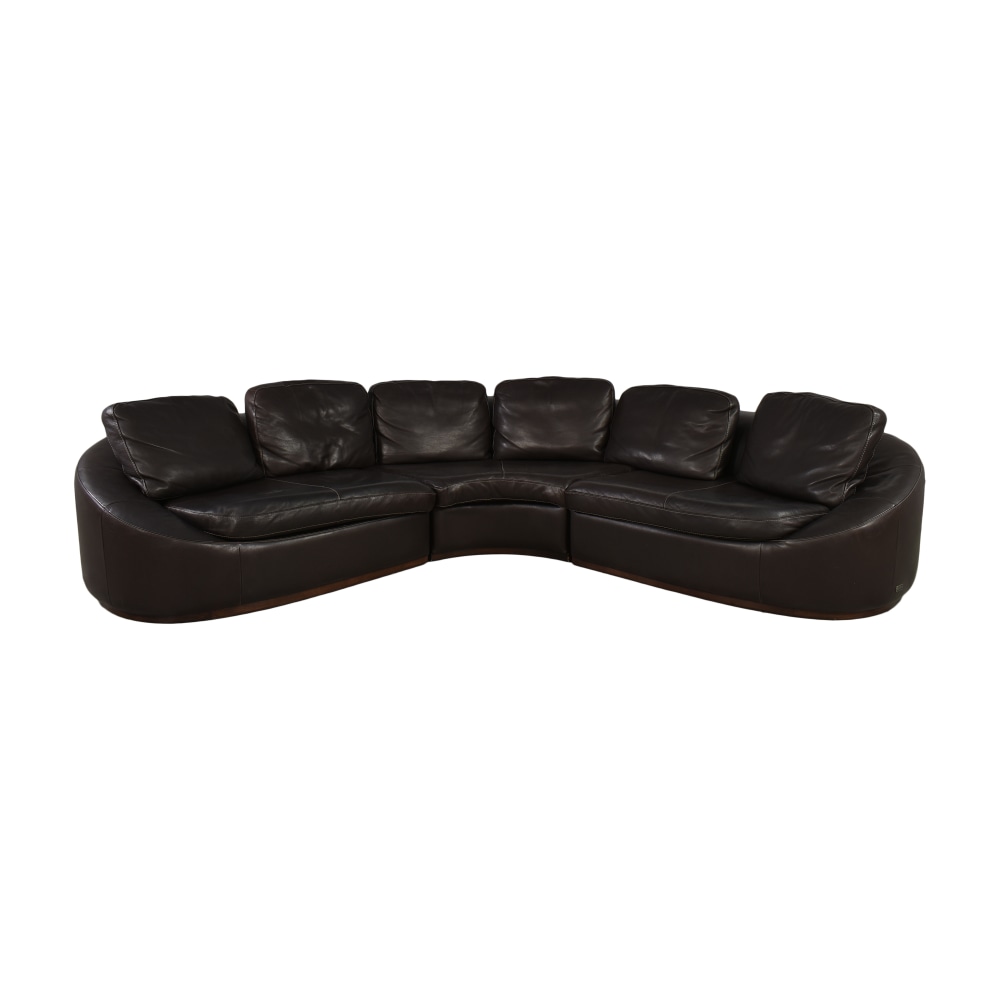 Giovanni Sforza Giovanni Sforza Collection Modern Curved Sectional ma