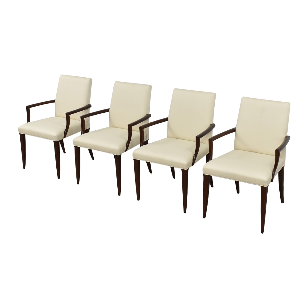 shop Baker Furniture Charla Dining Arm Chairs Baker Furniture Dining Chairs