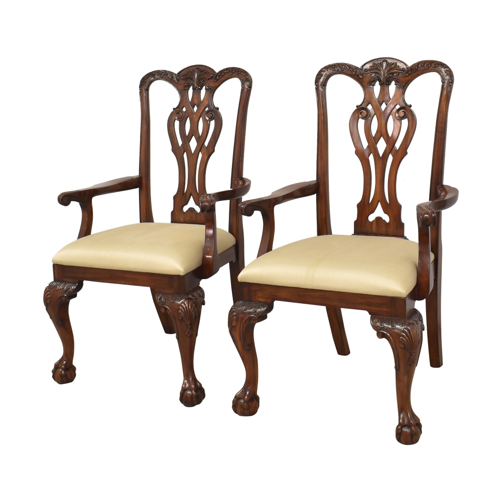 shop Maitland-Smith Chippendale Dining Chairs  Maitland-Smith Chairs