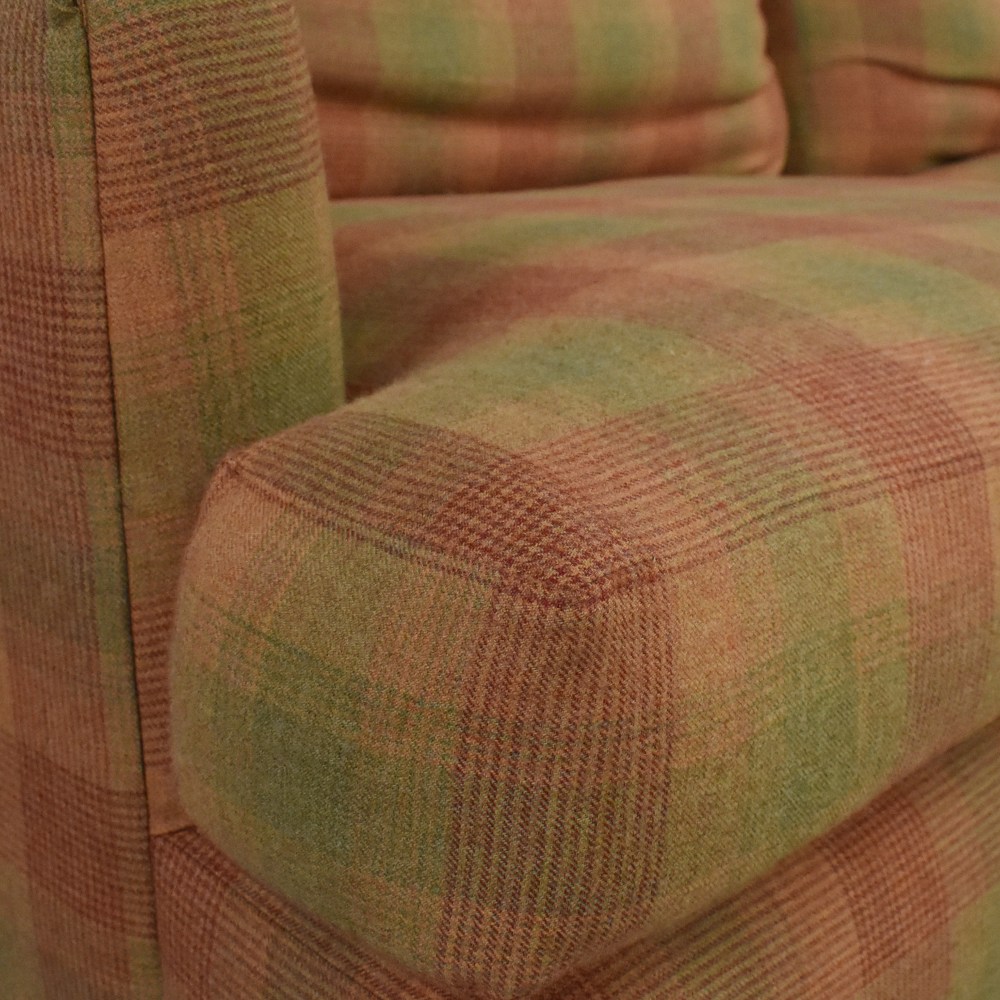 Vintage Plaid Sofa #48426