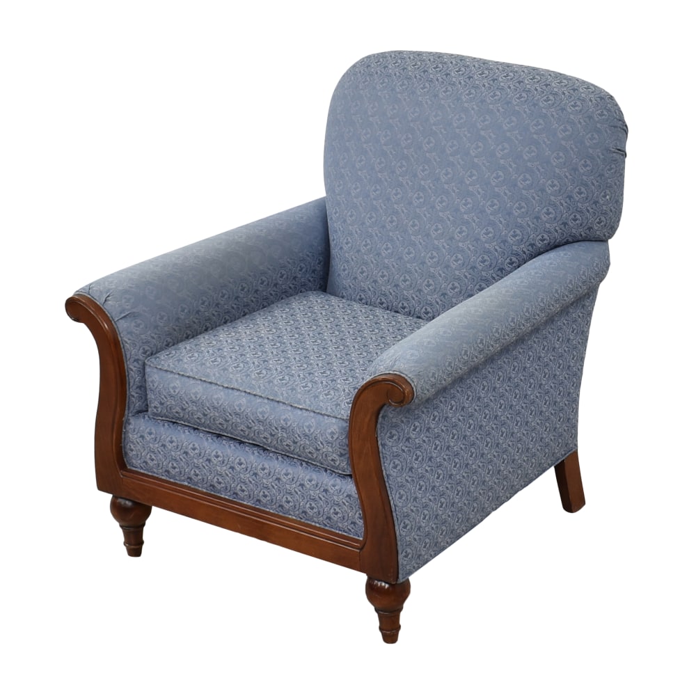 Custom Slope Arm Accent Chair, 86% Off