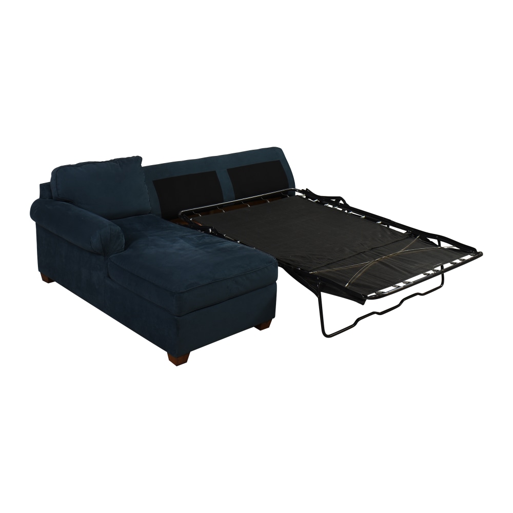 Havertys Two Piece Chaise Sleeper