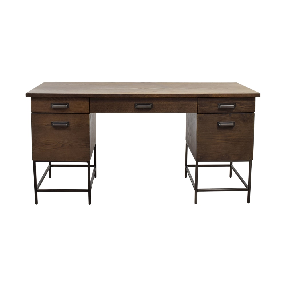 West Elm Rustic Wood Desk / Home Office Desks