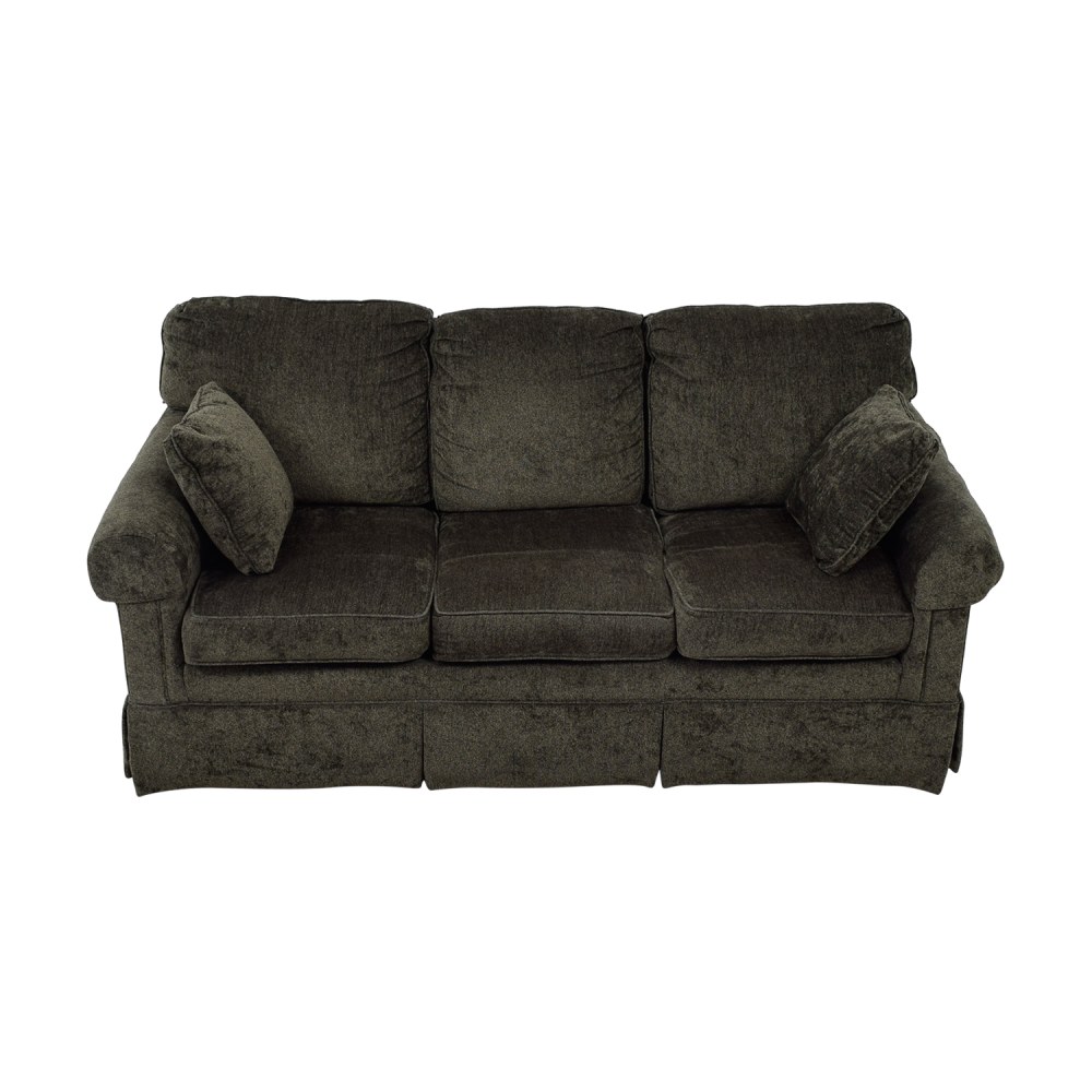 Ethan Allen Ethan Allen Bennett Grey Three-Cushion Sofa coupon
