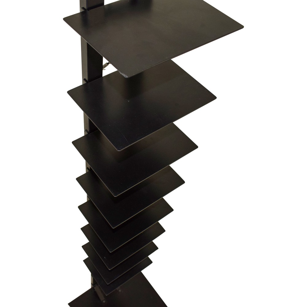 New In The Box Nota Modern Black Metal Book Stand, two piece quality metal  stand