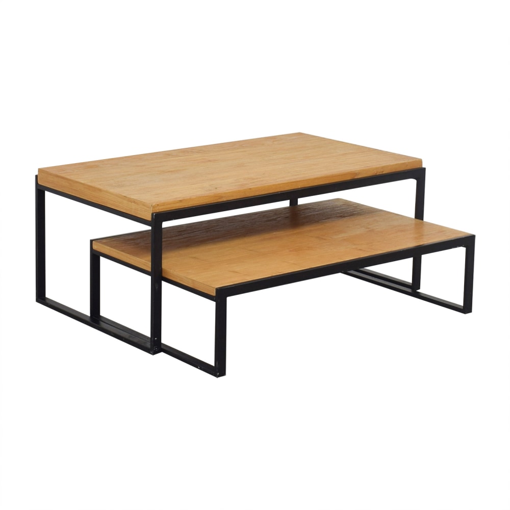 West Elm Nesting Coffee Table Second Hand 