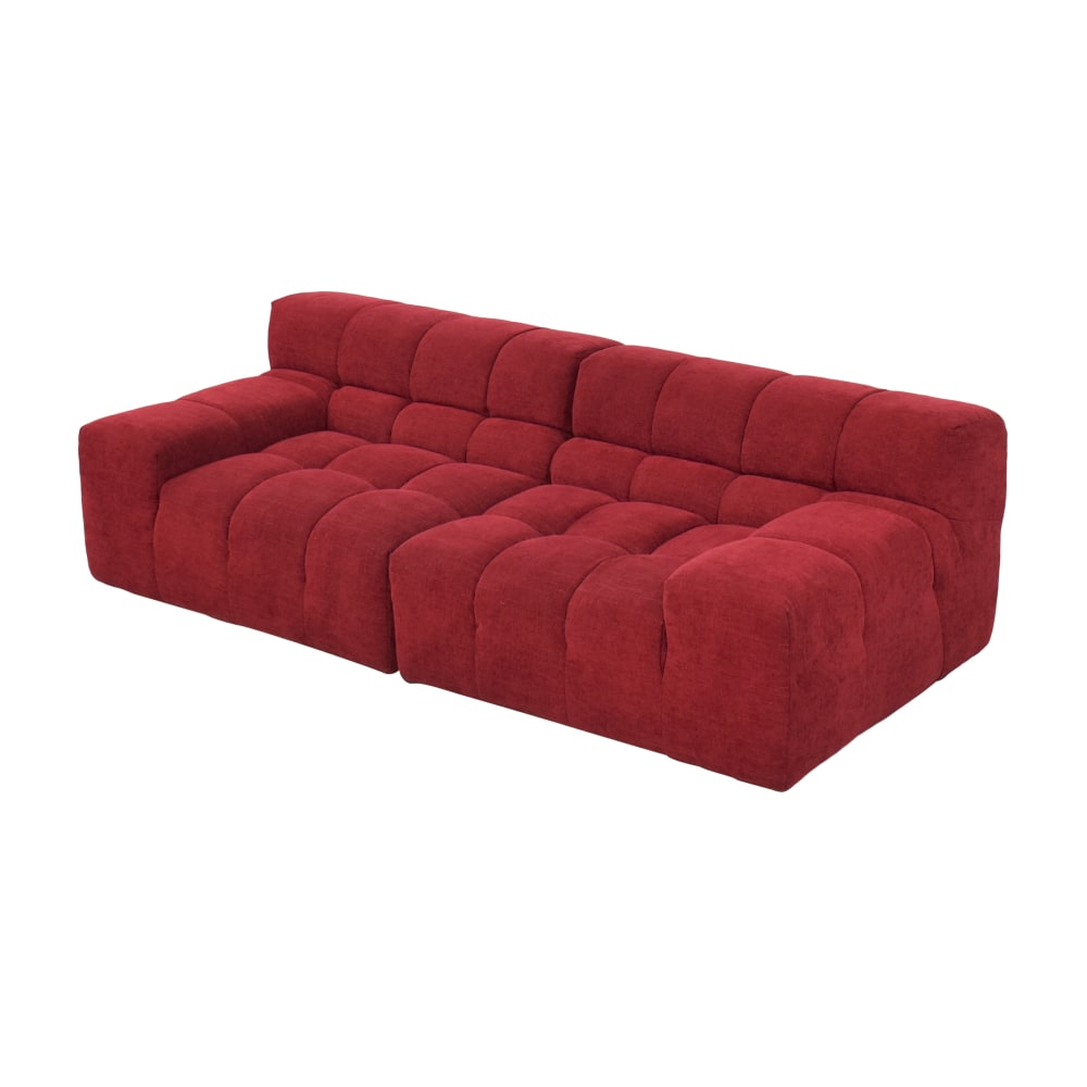  Modern Tufted 2-Piece Sectional Sofa  Sectionals