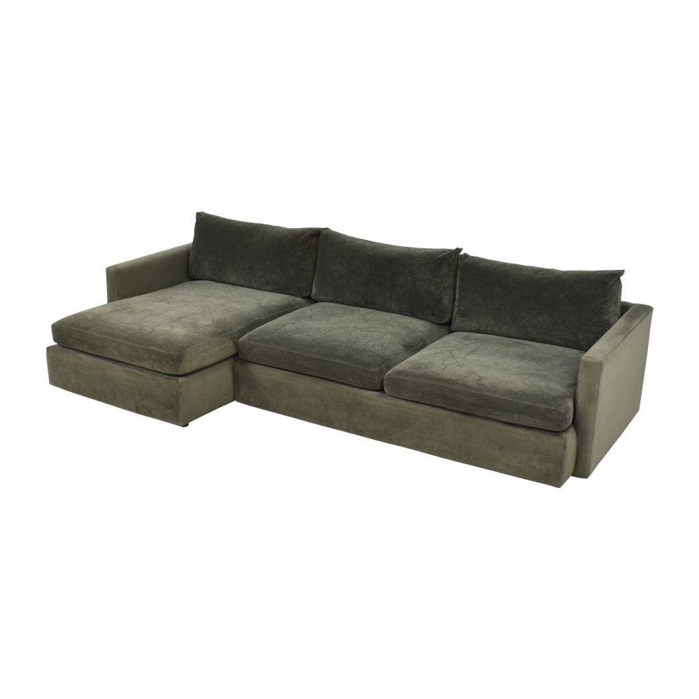 Detallado cansado Museo Guggenheim 35% OFF - Crate & Barrel Crate & Barrel Lounge Deep Two-Piece Sectional /  Sofas