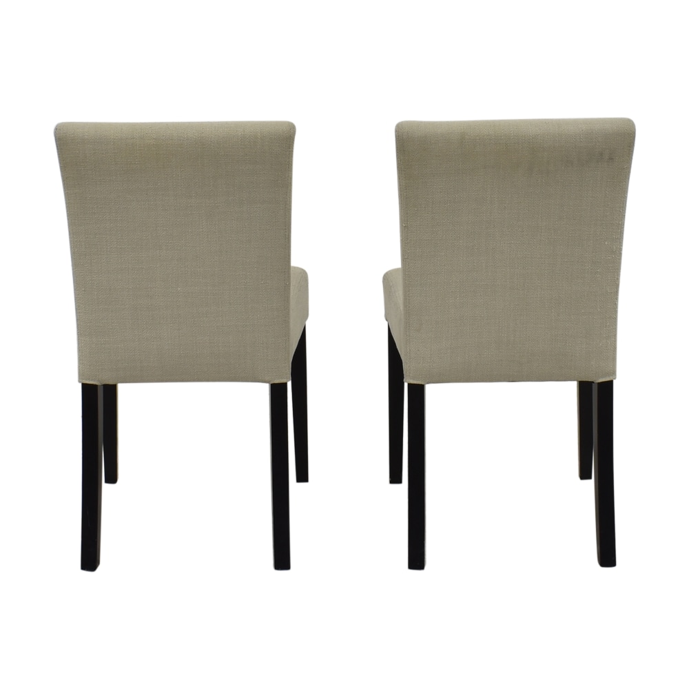 Crate & Barrel Crate & Barrel Upholstered Dining Chairs  on sale
