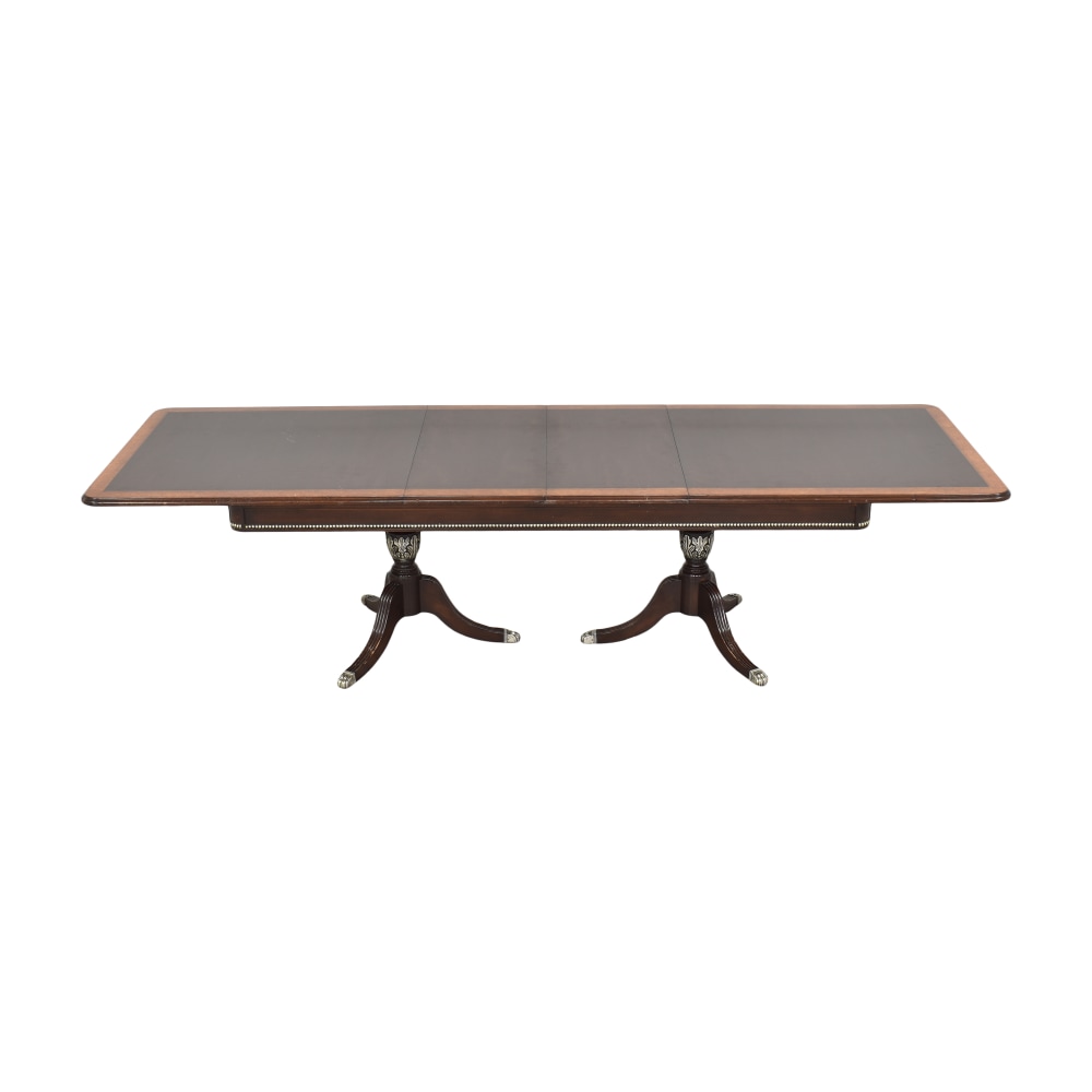  Custom Regency-Style Extendable Dining Table  nyc