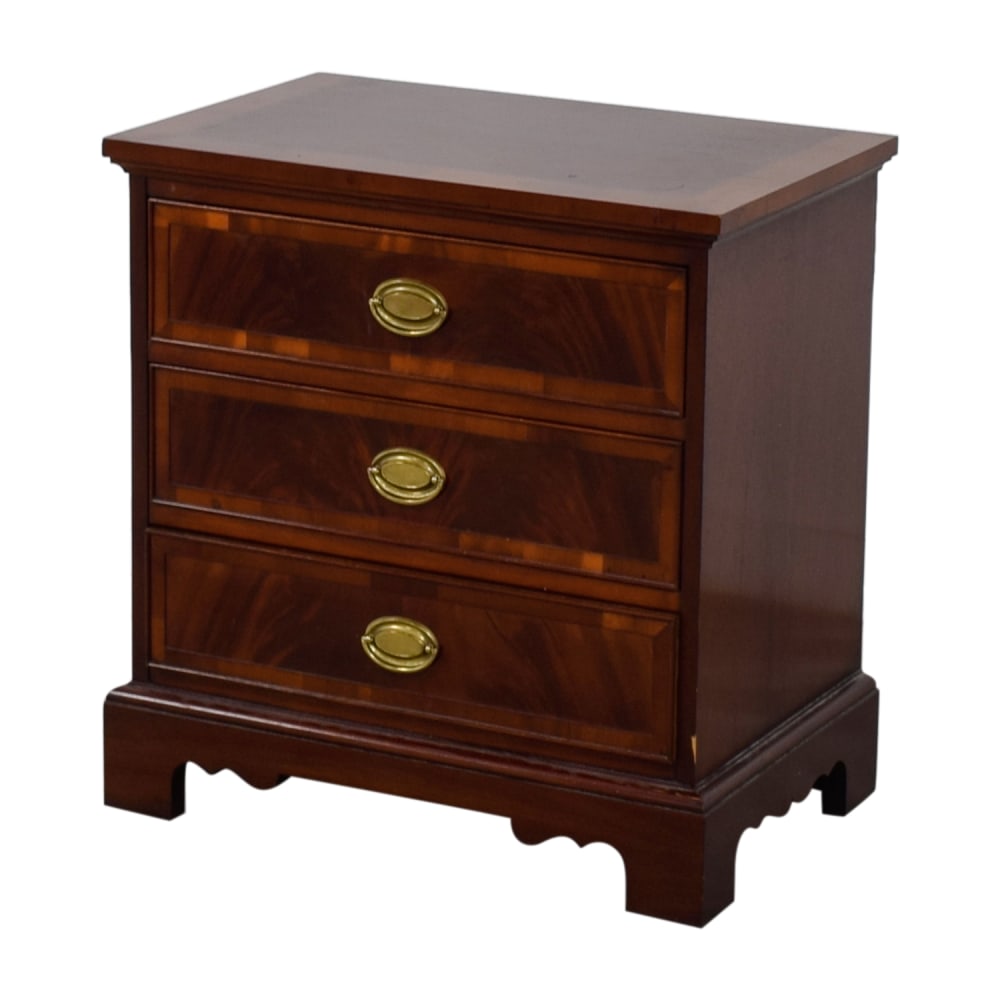 Hekman Hekman Wood Three-Drawer End Table nyc