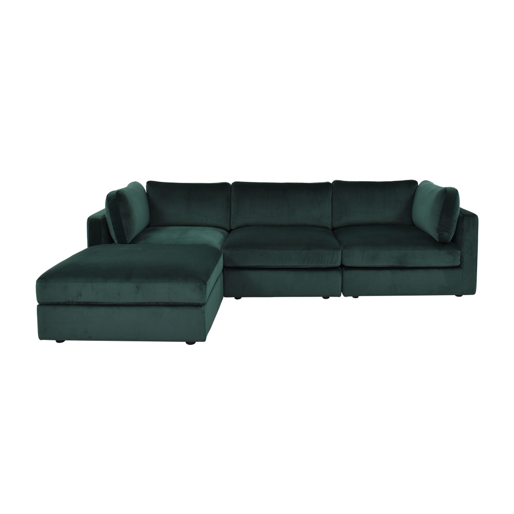 Interior Define Tatum Modular Sofa with Storage Ottoman | 48% Off | Kaiyo