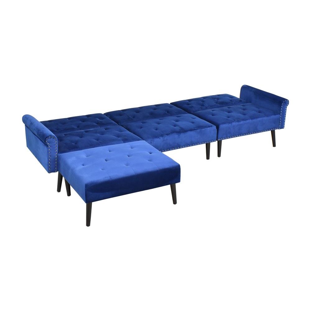 buy Wayfair Modern Tufted Sleeper Sectional  Wayfair Sectionals