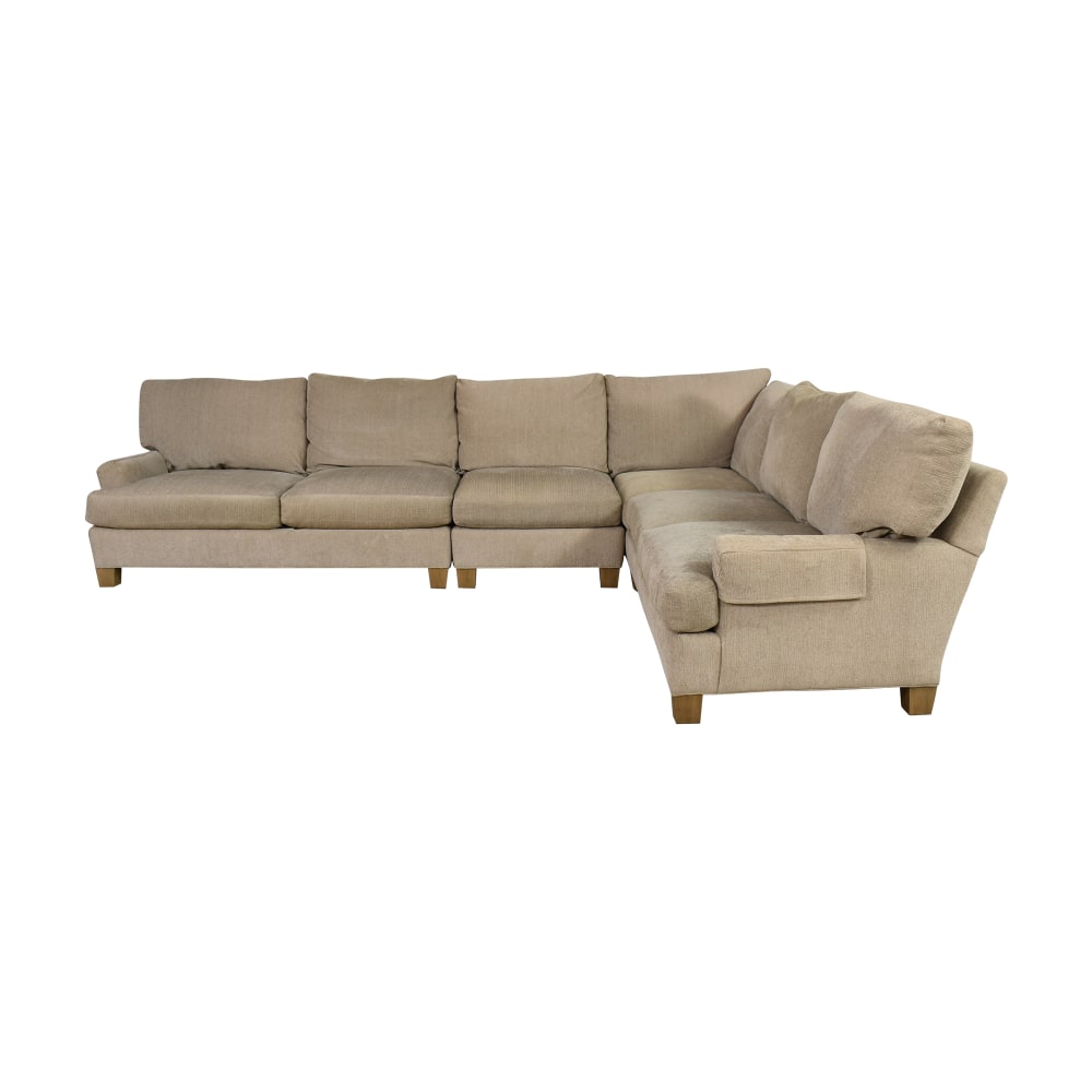 46% OFF - Lee Industries Lee Industries Modern Corner Sectional / Sofas