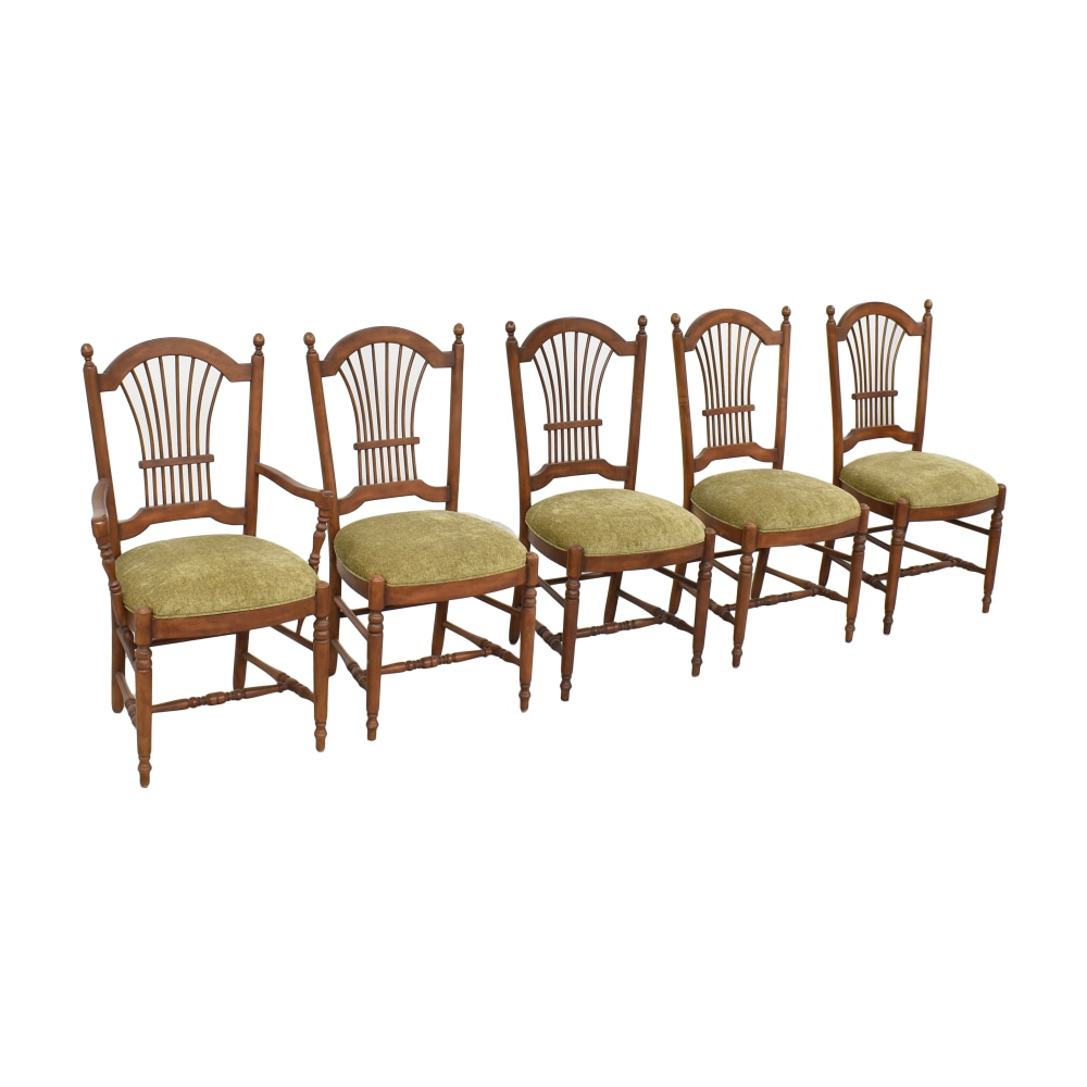 Bernhardt Wheat Back Dining Chairs, 77% Off