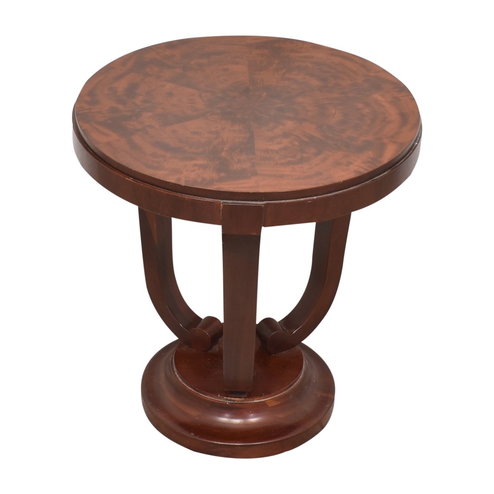 55% OFF - Ralph Lauren Home Ralph Lauren Home Round Pedestal End Table /  Tables