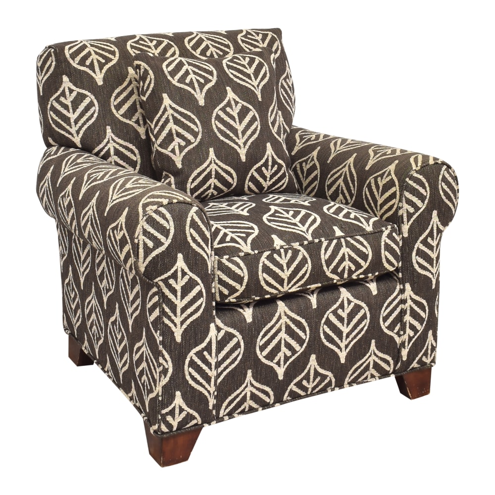 Brubeck Leaf Pattern Fabric Chair - Shop for Affordable Home