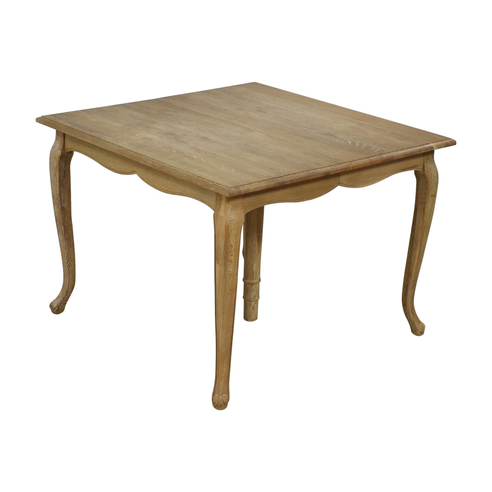 Shop Ballard Designs Traditional Weathered Extendable Dining Table 