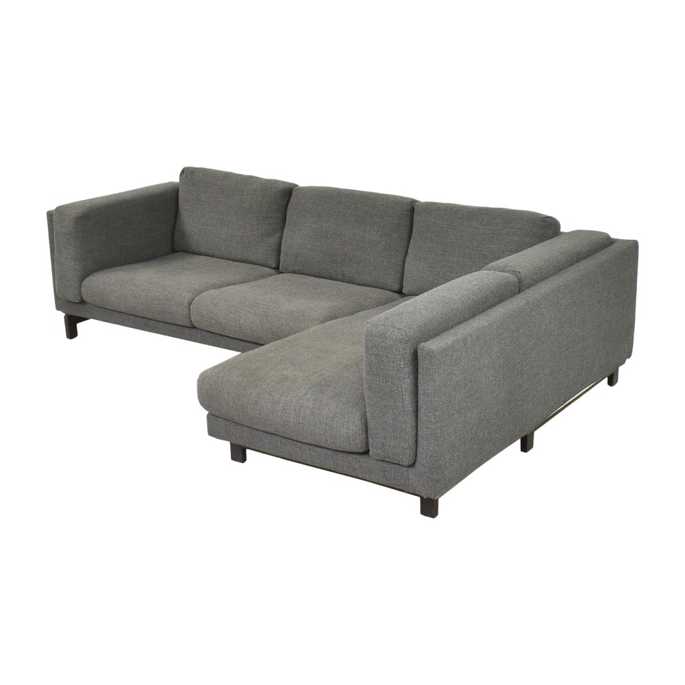 buy IKEA Nockeby Chaise Sectional  IKEA Sectionals