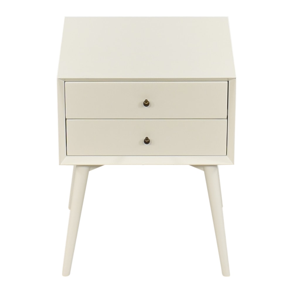 shop West Elm Mid-Century Closed Nightstand West Elm Tables