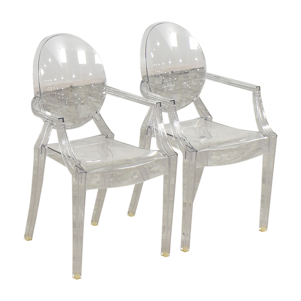 Louis Ghost Chair with Arms