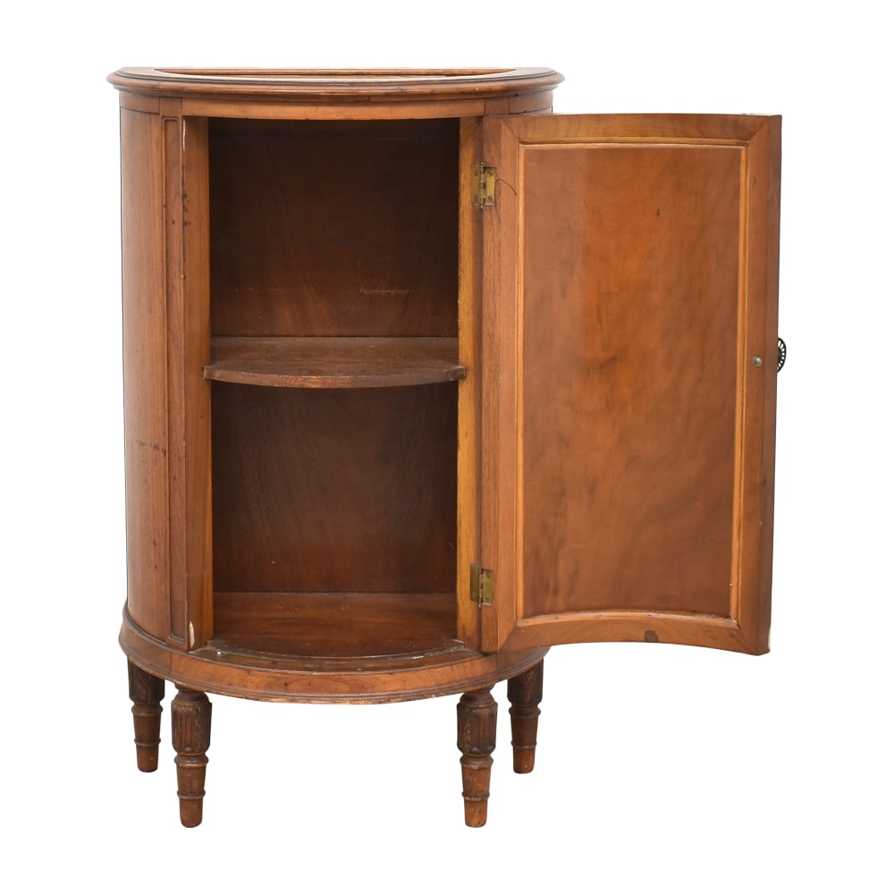 Half Moon Entryway Cabinet Used 