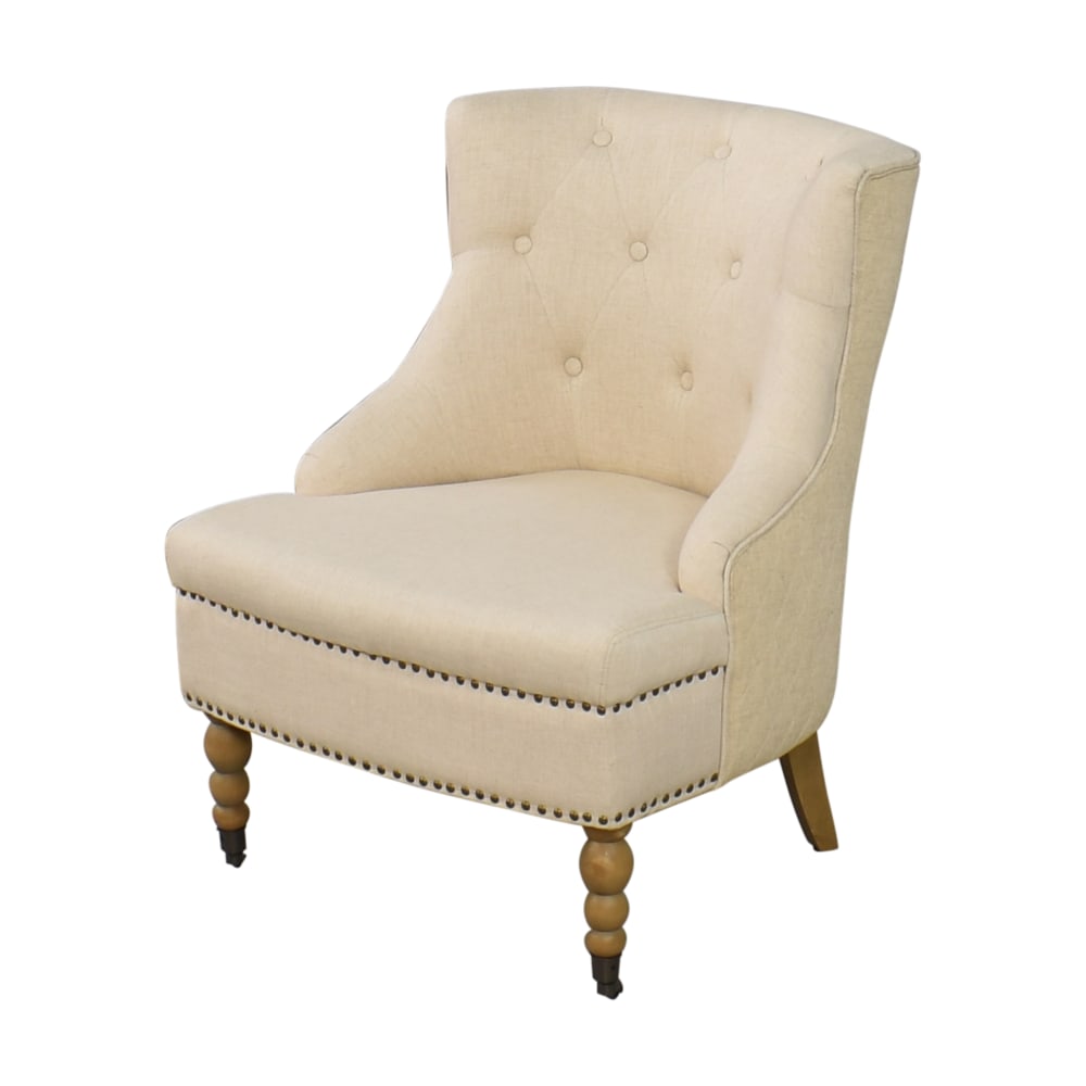 Emery Tufted Chair Used 