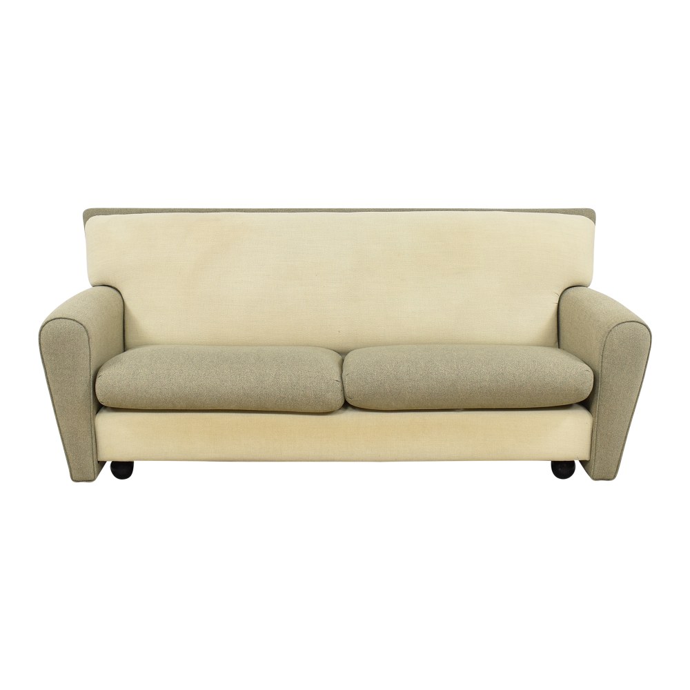 Contemporary Two Tone Sofa, 92% Off