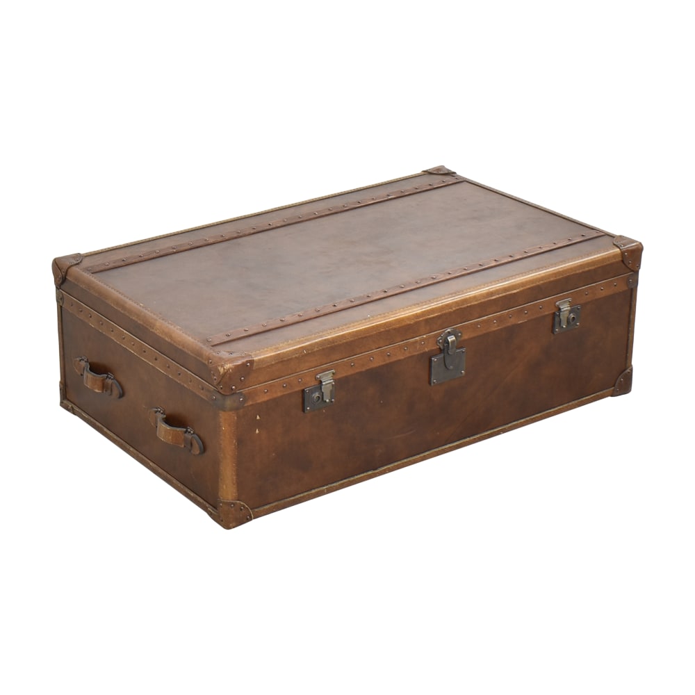 RH Mayfair Steamer Trunk Coffee Table