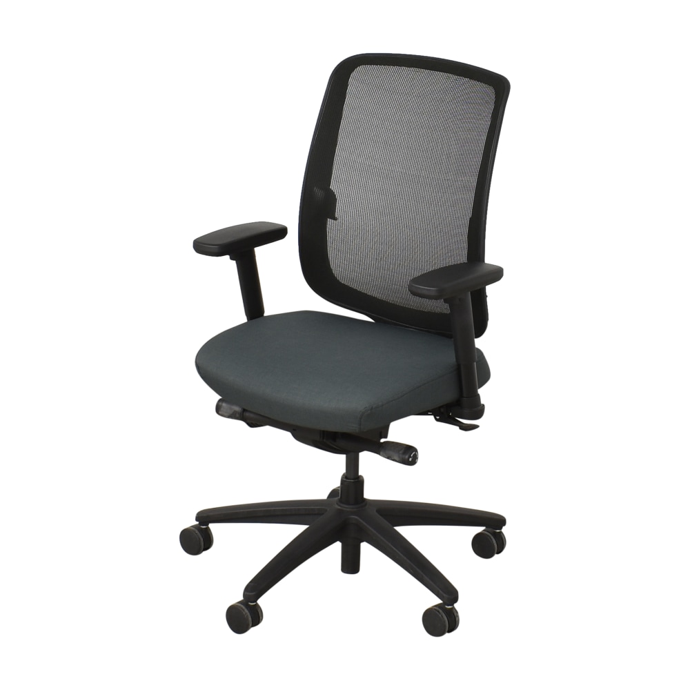 Allsteel Access Desk Chair (Black Mesh) - Used