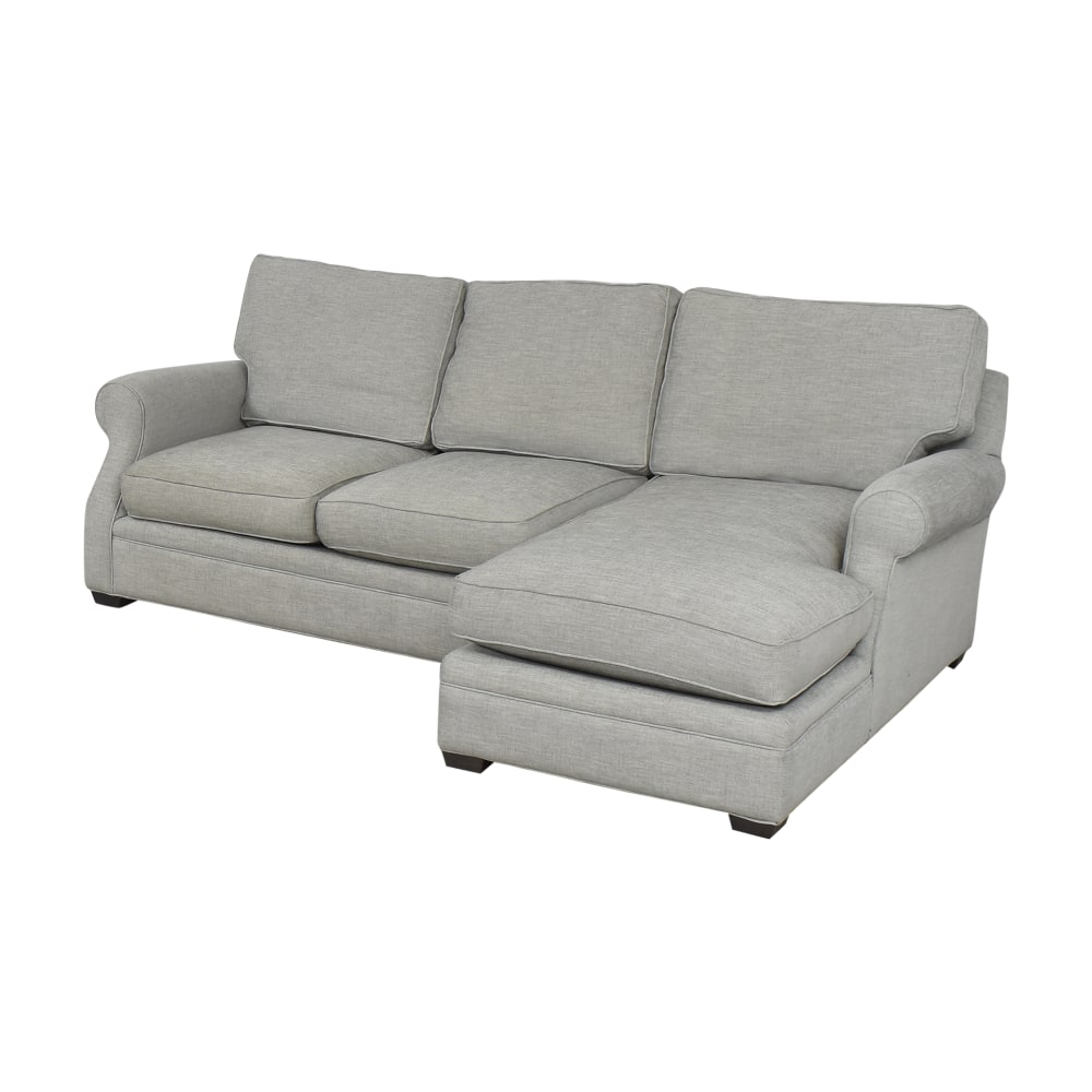 70% OFF - Arhaus Arhaus Landsbury Sectional Sofa with Chaise / Sofas