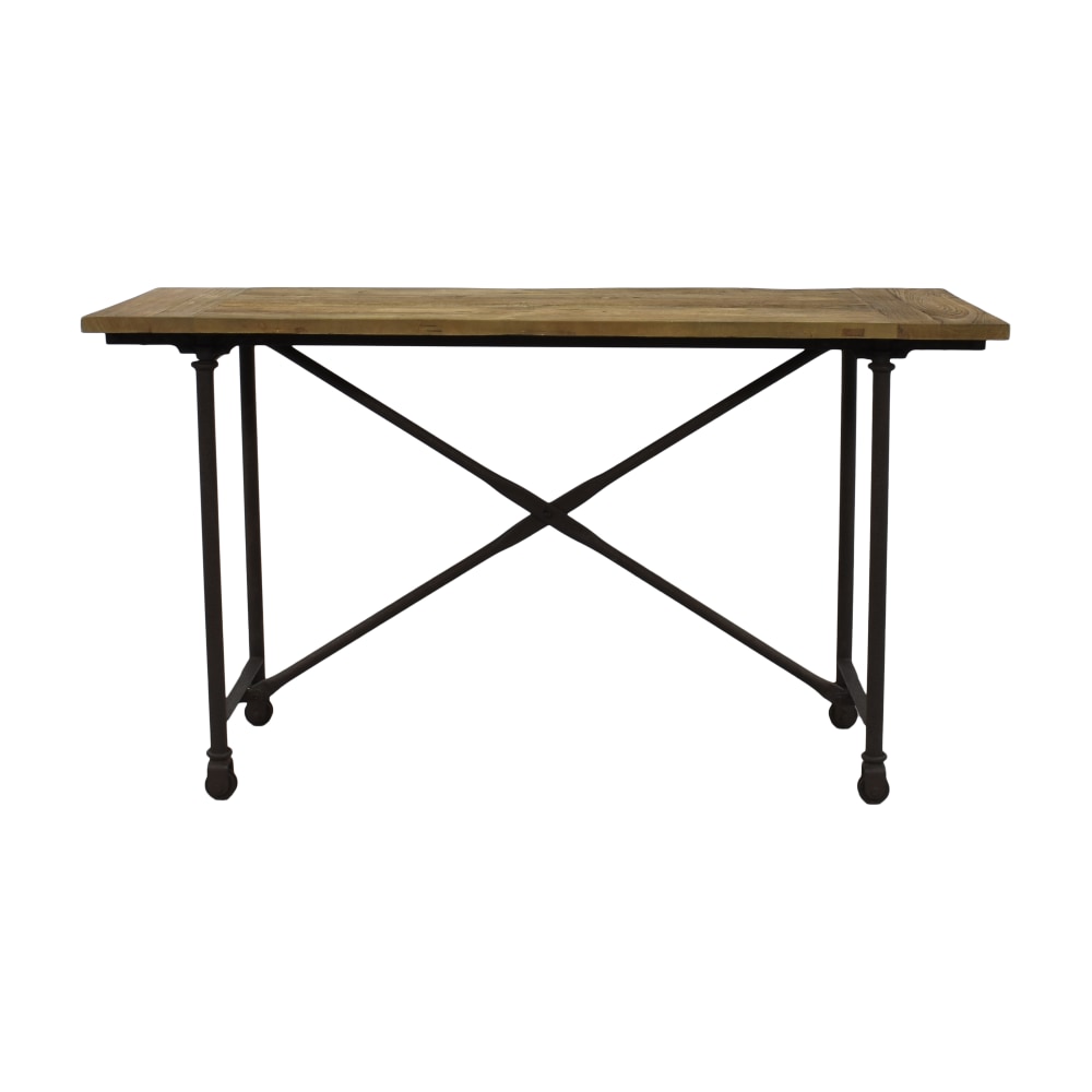 Restoration Hardware Flatiron Table | 53% Off | Kaiyo