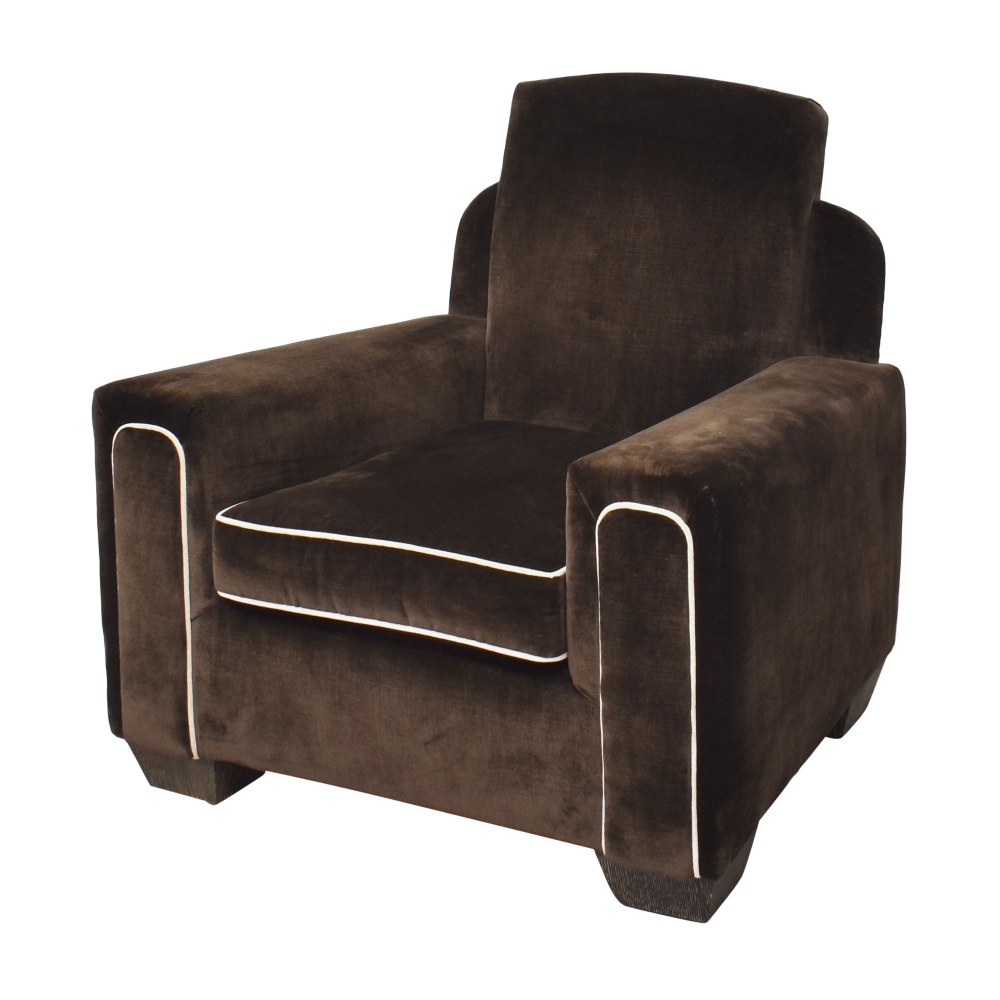  Art Deco Club Chair brown