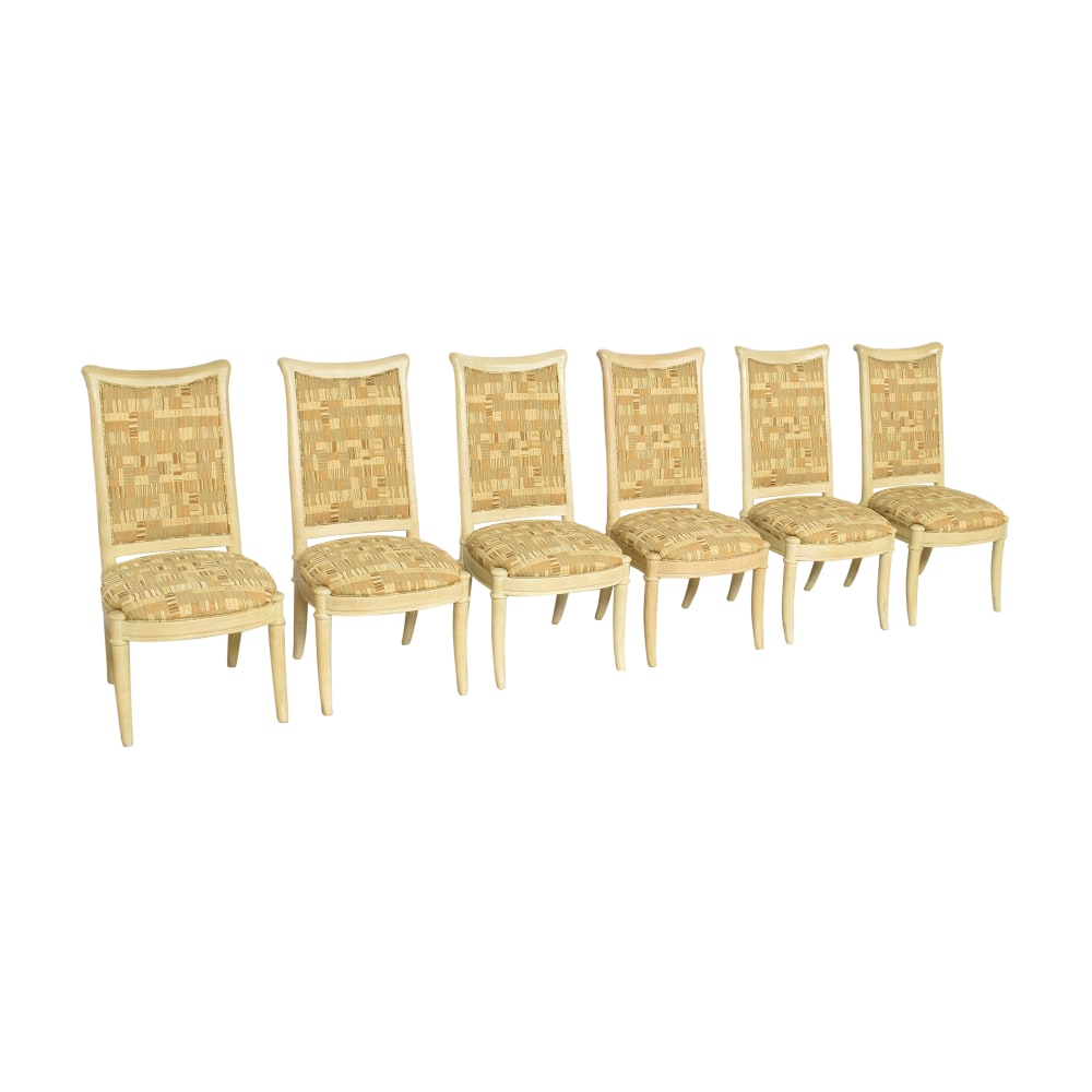 shop Henredon Furniture Vintage Upholstered Dining Side Chairs Henredon Furniture Dining Chairs