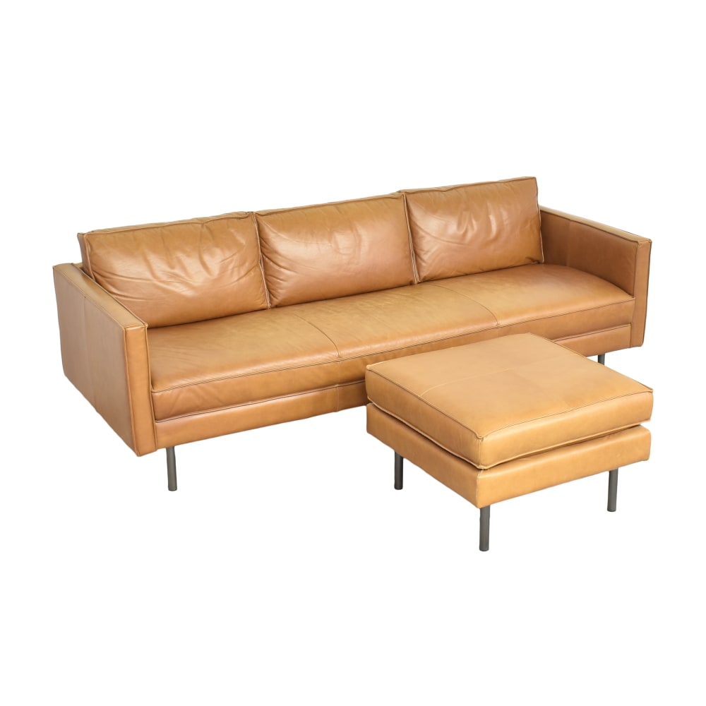 West Elm Axel Sofa With Ottoman 45