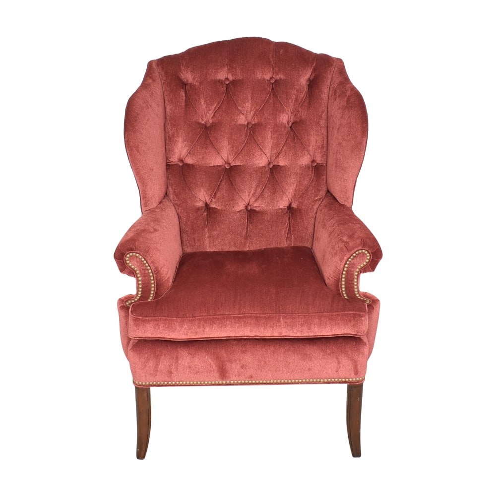 Thomasville Thomasville Tufted Wingback Chair Accent Chairs