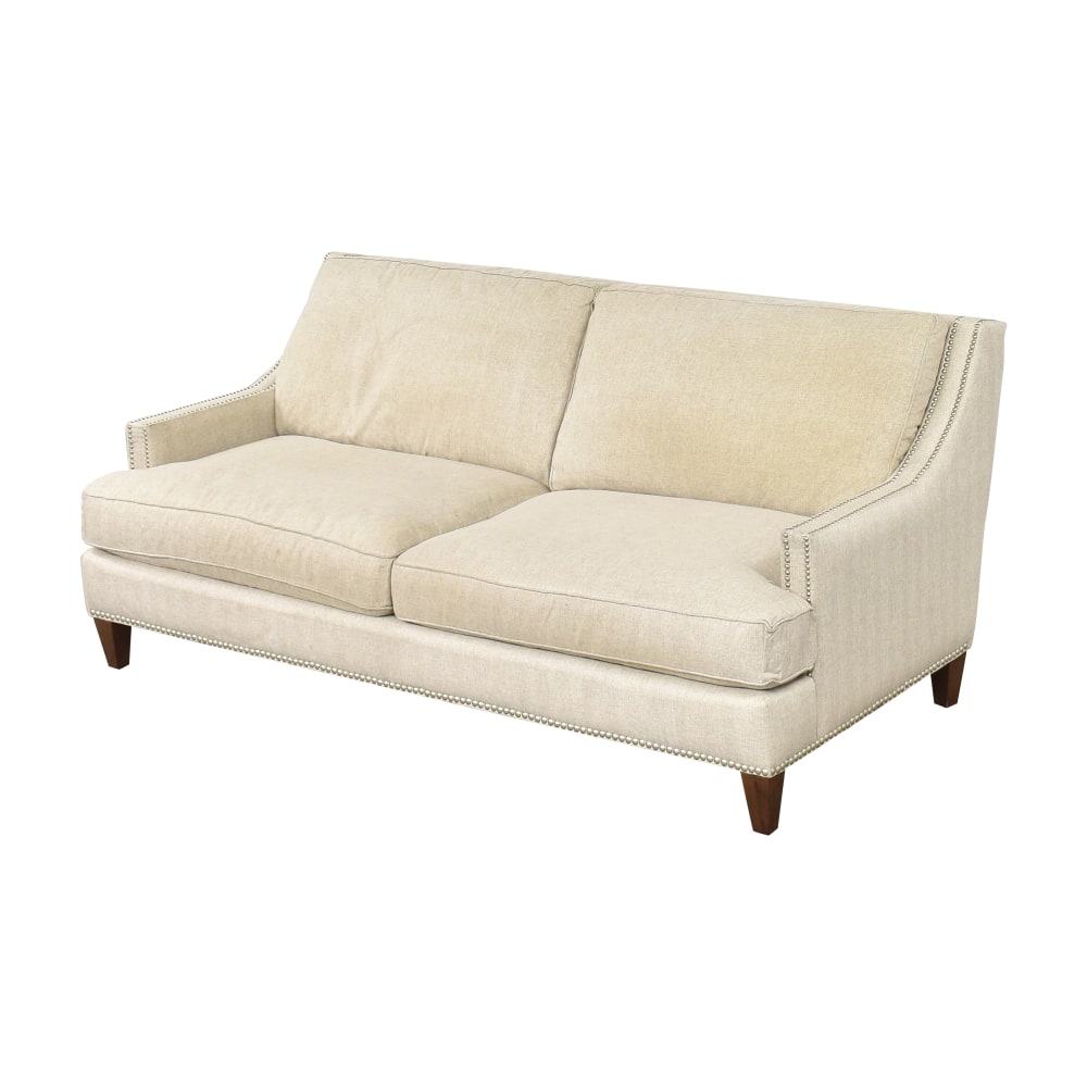 Klaussner Transitional Slope Arm Sofa | 72% Off | Kaiyo