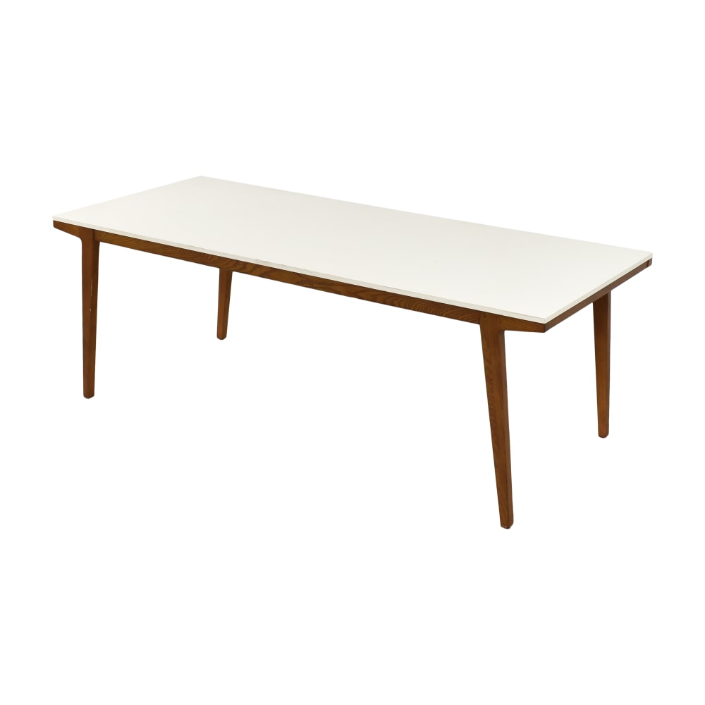 Used West Elm Modern Expandable Dining Table 