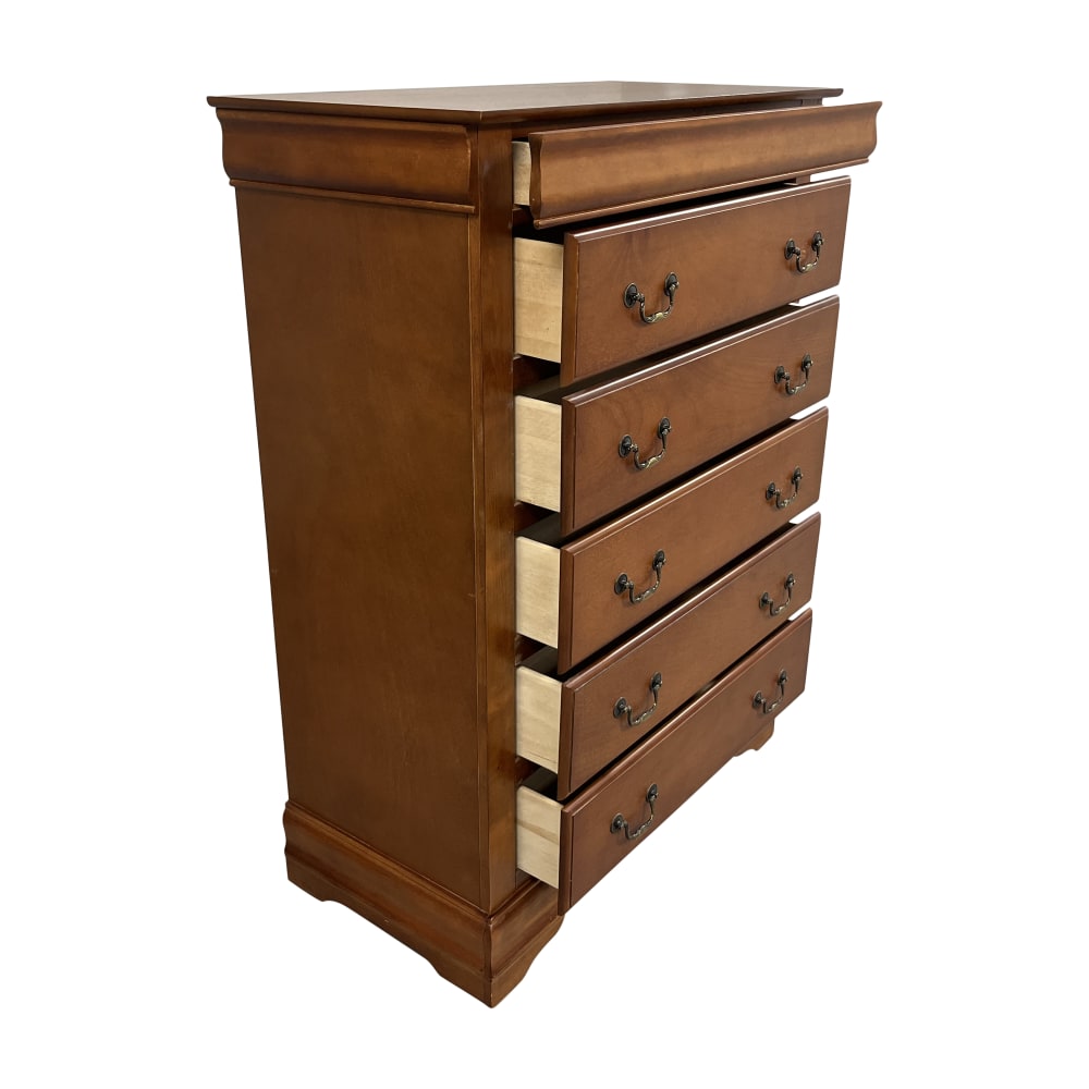 Antique Louis Philippe Style Cherry Chest of Drawers for sale at