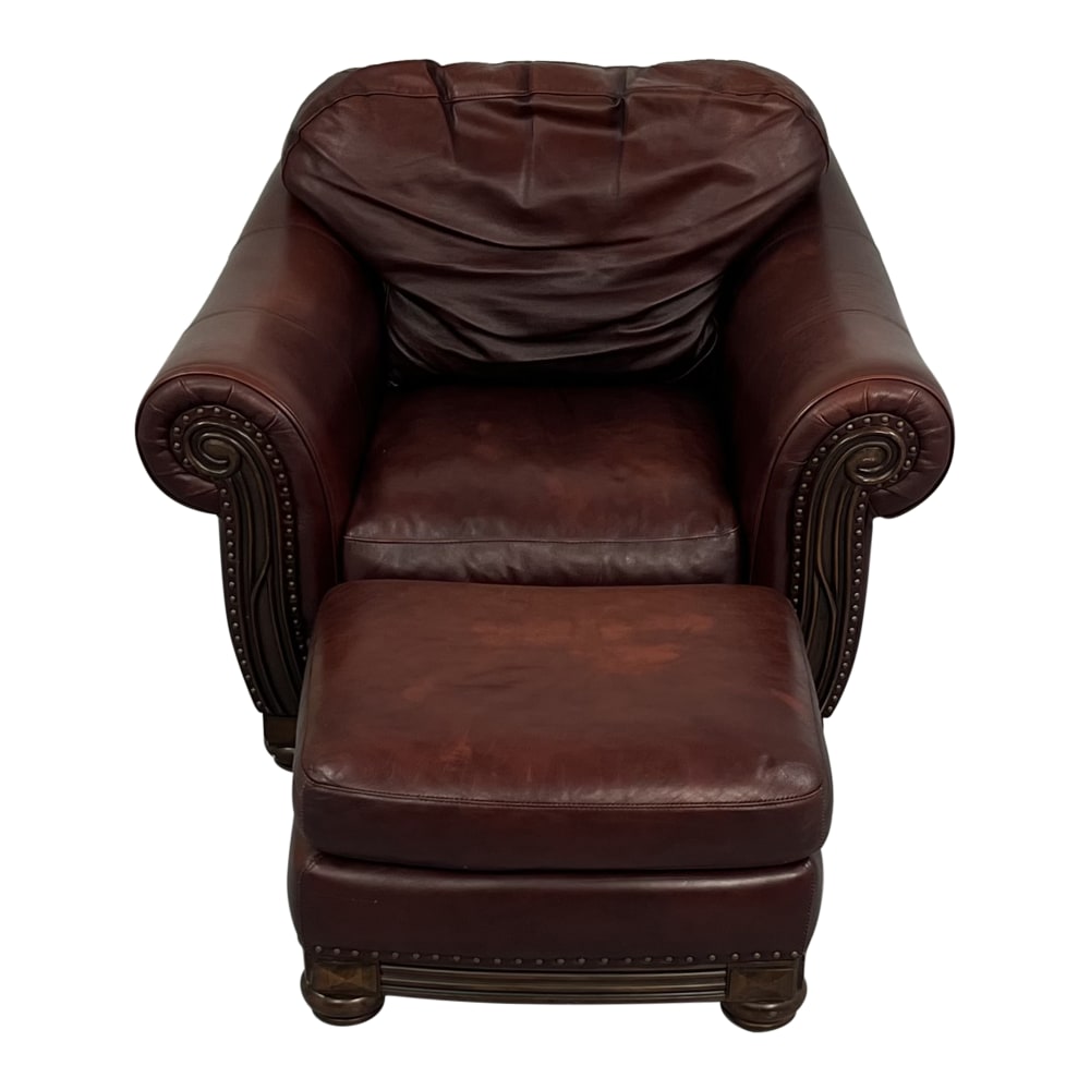 Conover Track-Arm Modern Leather Recliner Chair