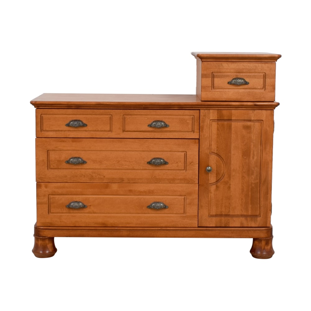 Bonavita Three-Drawer Dresser with Storage and Small Drawer on Surface, 65% Off