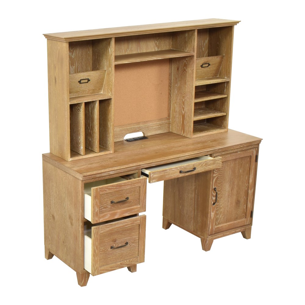 Hampton Storage Desk Hutch