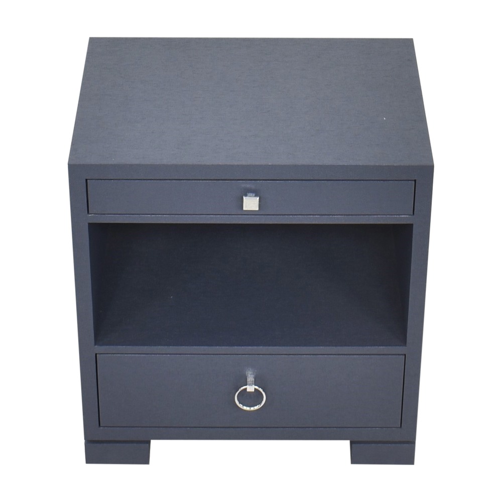buy Bungalow 5 Frances Two Drawer Side Table   Bungalow 5 End Tables