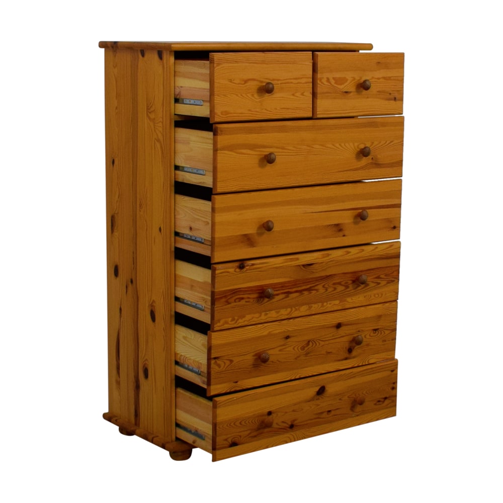  Tall Seven Drawer Wooden Dresser Dressers